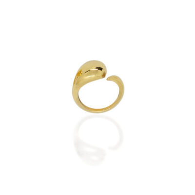 Drop Goldplated Ring Large