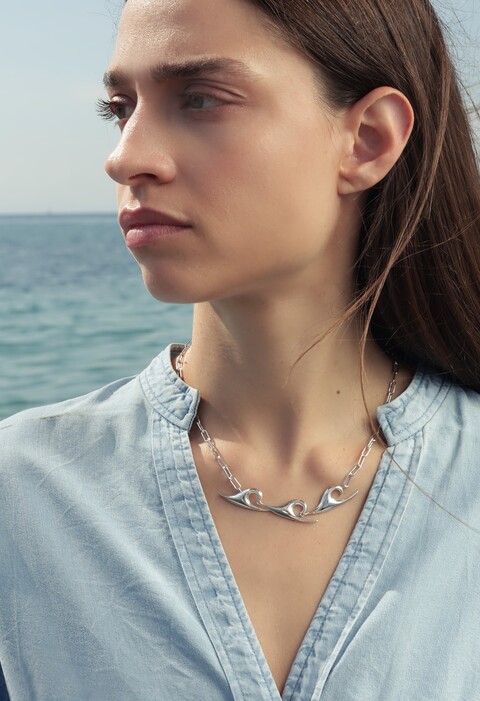 KYMOTHOE Triple Kyma necklace - Image 2