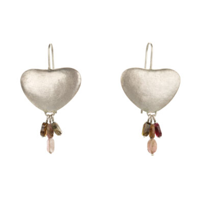 Hot Love Silver Earrings