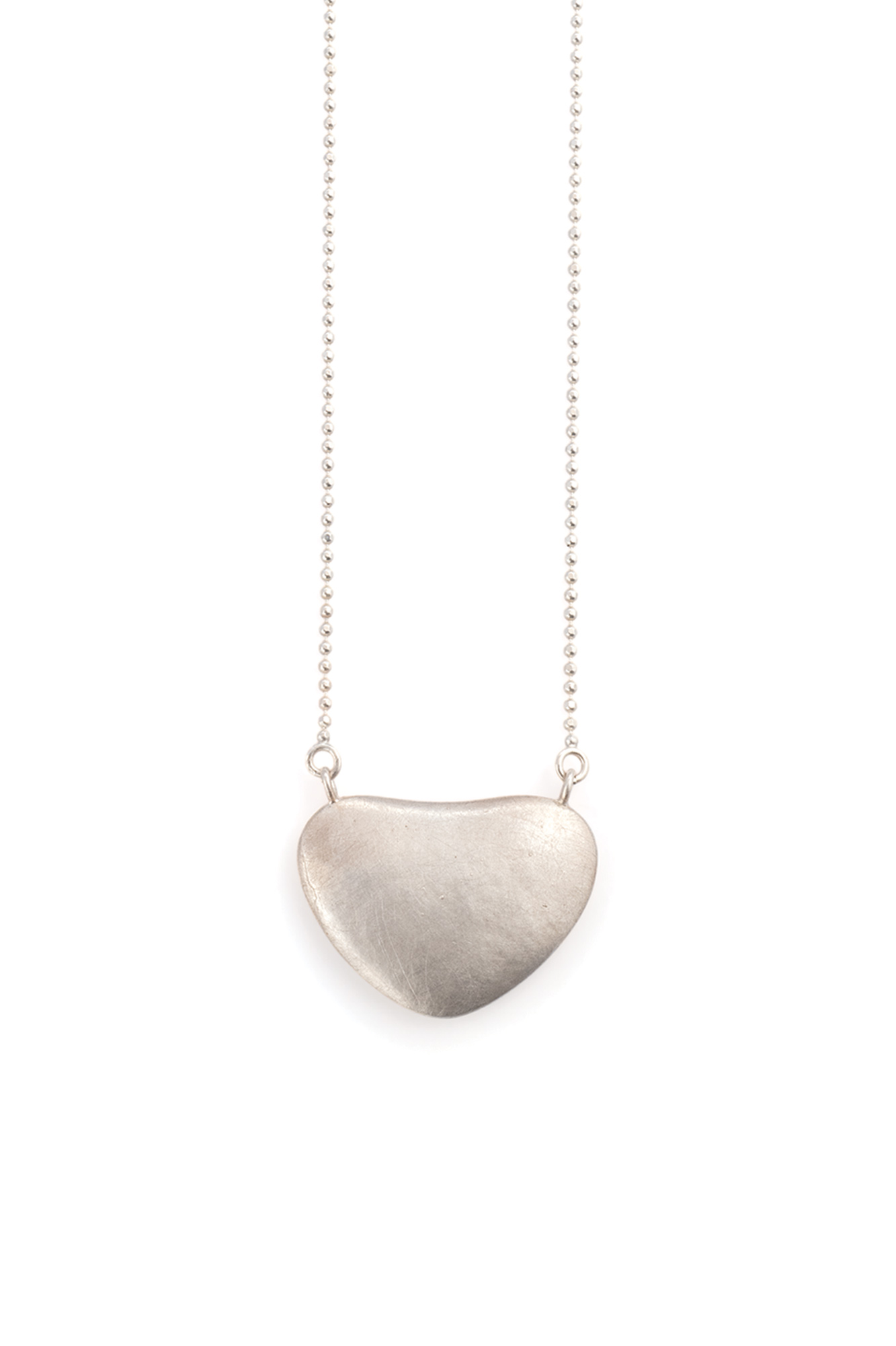 Piece of My Heart Silever Necklace