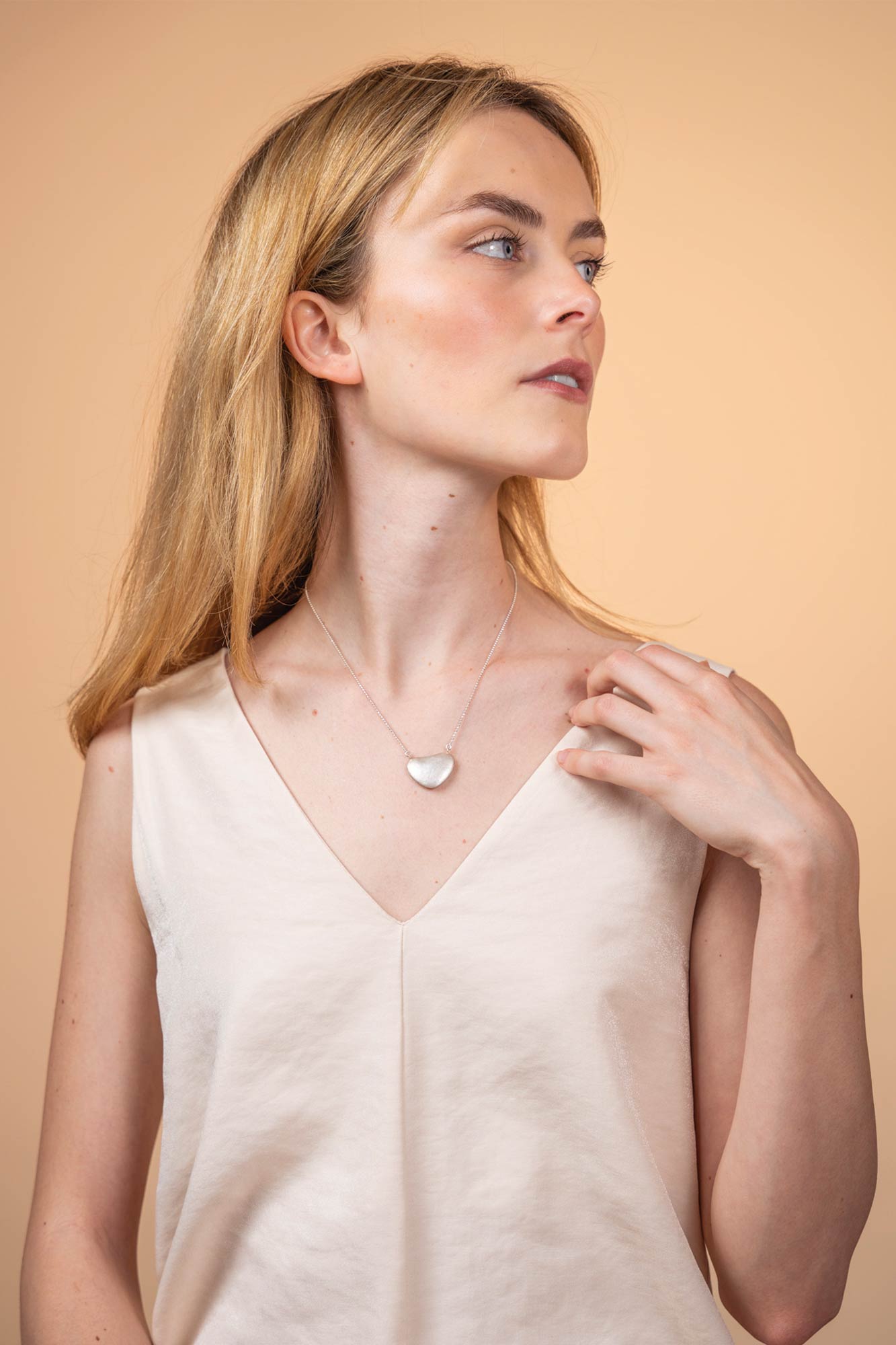 Piece of My Heart Silever Necklace - Image 3