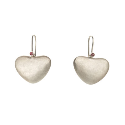 Soft Spot Silver Earrings
