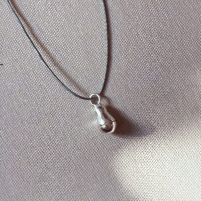 Guardian of Family Cord Necklace - Silver