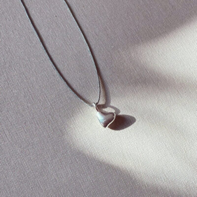 Guardian of Love Cord Necklace - Silver