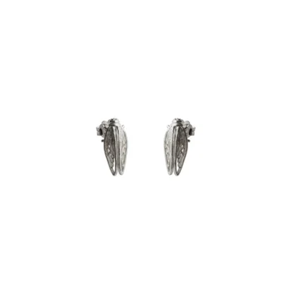Cicada Tzitziki "Μη σκας" Small Silver Studs