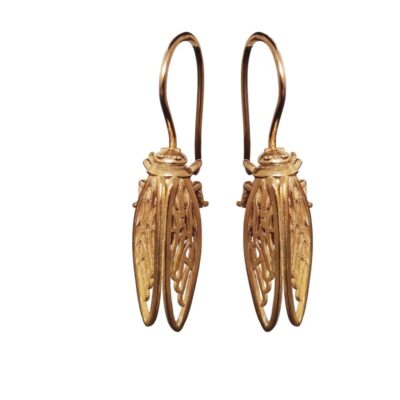 Cicada(Τζιτζίκι) Goldplated Earrings