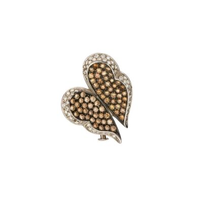 Butterfly Whitegold Diamond brooch